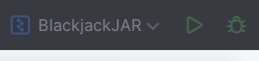 Screenshot showing how to select the new JAR run configuration in IntelliJ